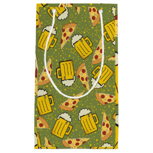 Bier und Pizza Lovers Kleine Geschenktüte