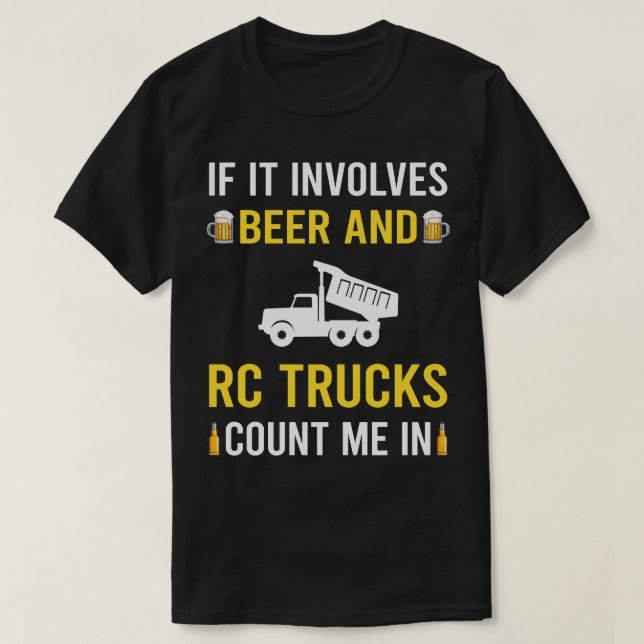 Bier- und RC-Lkw T-Shirt (Design vorne)