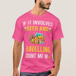 Bier und Reisende Urlaub Holi T-Shirt