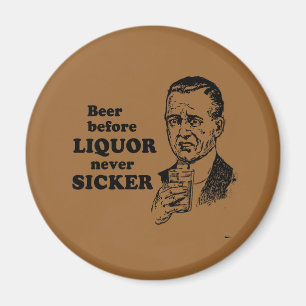 BIER VOR ALKOHOL MAGNET