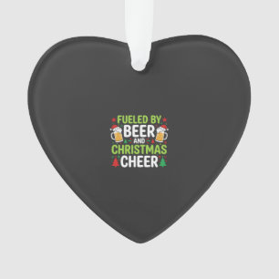 Bier Weihnachtsfreude Feiertags-Trinken Vektor Ornament
