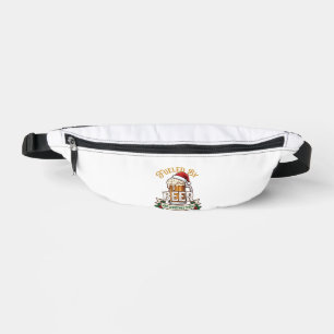 Bier-Weihnachtsfreude-Tasse Santa Hut Stechpalme Bauchtasche