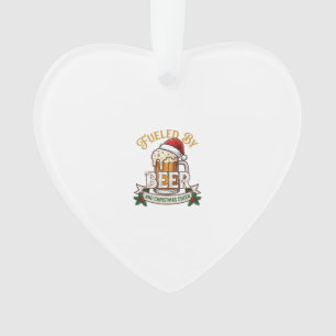 Bier-Weihnachtsfreude-Tasse Santa Hut Stechpalme Ornament