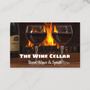 Bier Weine & Spirits Visitenkarte. Visitenkarte