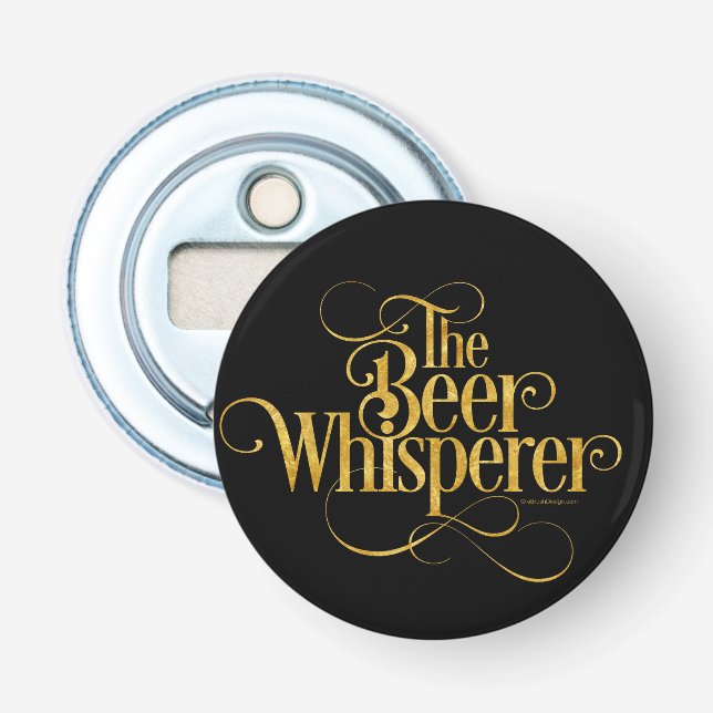 Bier Whisperer Flaschenöffner (Vorderseite)
