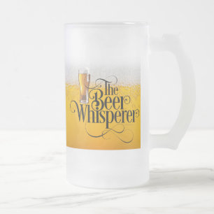 Bier Whisperer Mattiert Glass Bier Tasse
