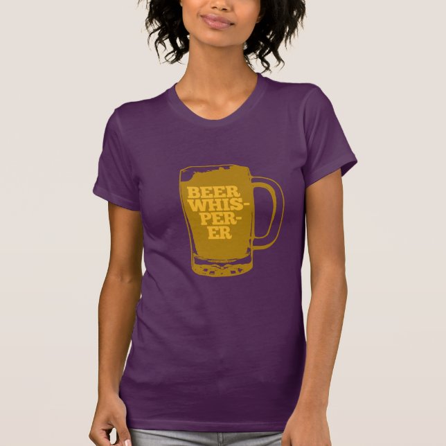 Bier Whisperer Tasse T-Shirt (Vorderseite)