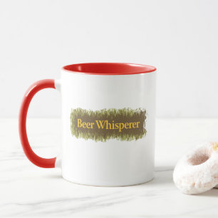 Bier Whisperer Text Kaffee Tasse