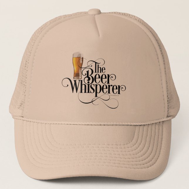 Bier Whisperer Trucker Hat Truckerkappe (Vorderseite)