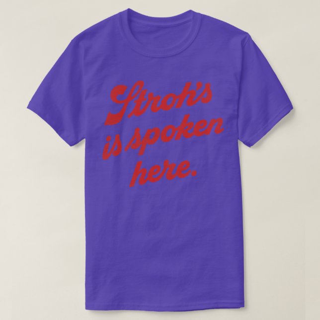 Bier wird Retro Defunct Breweriana gesprochen T-Shirt (Design vorne)