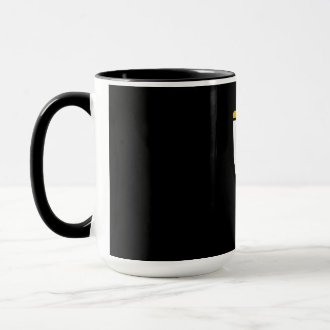 Bier wird von Männern hergestellt Tasse (Links)