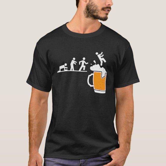 Bierääufer Beer Stein Brewery House Brewery Alcoho T-Shirt (Vorderseite)