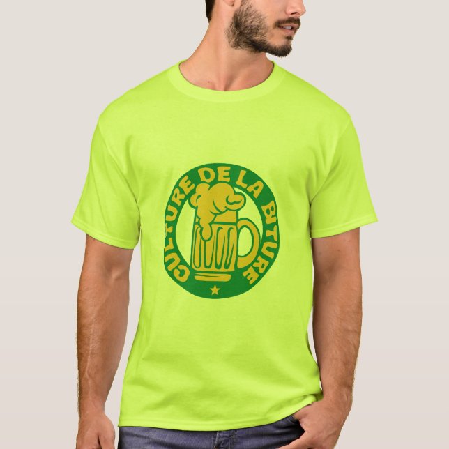 Bieralkohol-Humorkultur T-Shirt (Vorderseite)