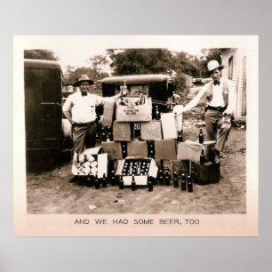 Bierausschüttung, Kilgore, TX 1931 Poster