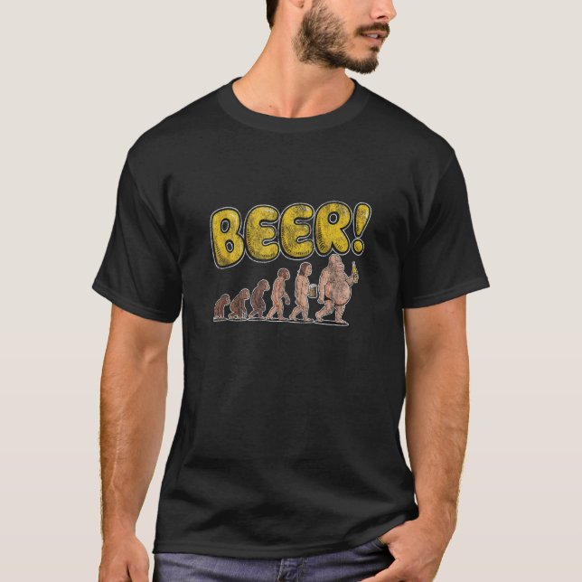 Bierbauch-Mann-Humor-Evolution Vintage Tank Top (Vorderseite)