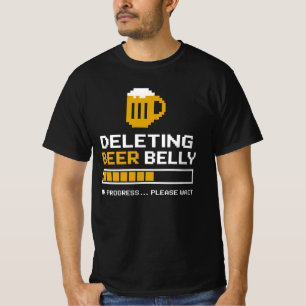 Bierbauch wird gelöscht Bitte warten Ladebalken T-Shirt