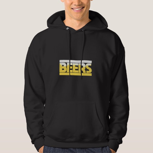 Bierbläschen trinken Spiel Champion Beer Lover Par Hoodie (Vorderseite)