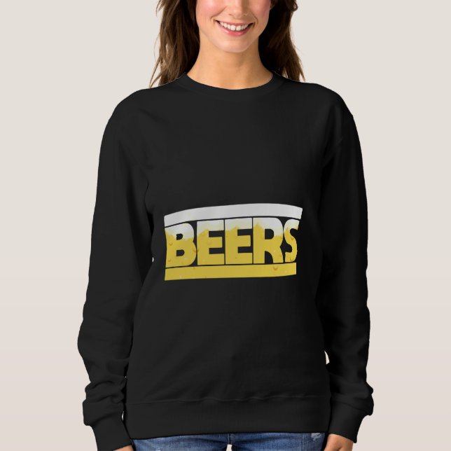 Bierbläschen trinken Spiel Champion Beer Lover Par Sweatshirt (Vorderseite)