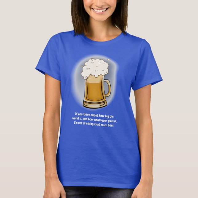 Bierblauer T - Shirt (Vorderseite)
