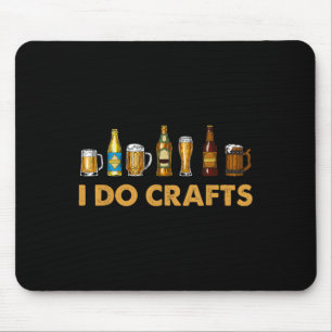 Bierbrauen Kunsthandwerk Vintage Craft Beer Mousepad