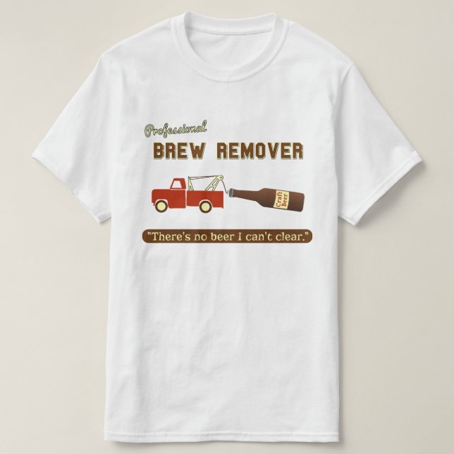 Bierbrauenwagen T-Shirt (Design vorne)