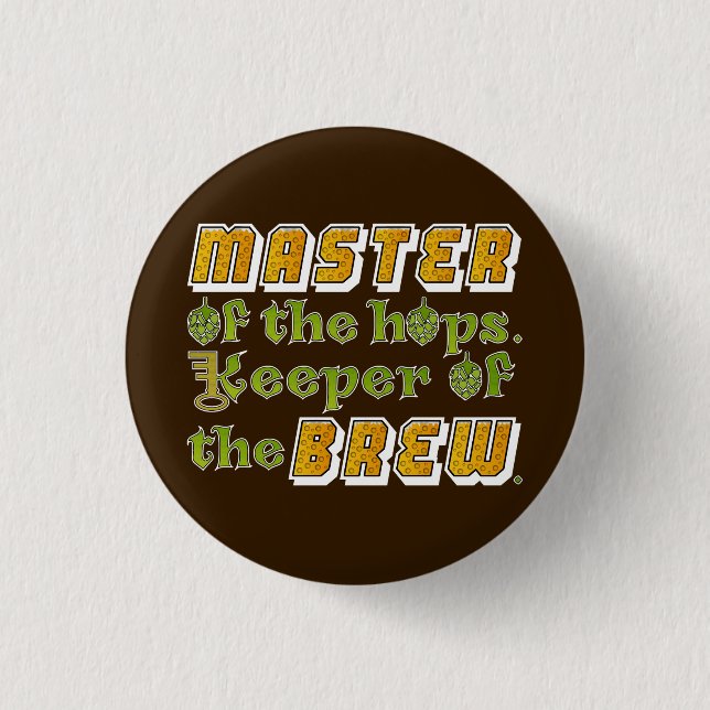 Bierbrauer Button (Vorderseite)