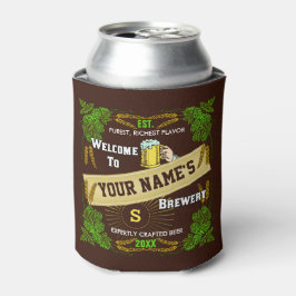Bierbrauereien und Gerste Willkommen: Personalisie Dosenkühler