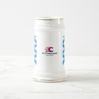 Bierbrille, Tasse und Steine