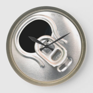 Bierdose für offene Getränke Große Wanduhr