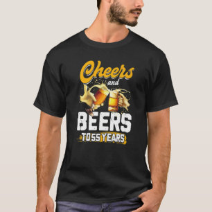 Biere bis 55 Jahre Geburtstag T-Shirt