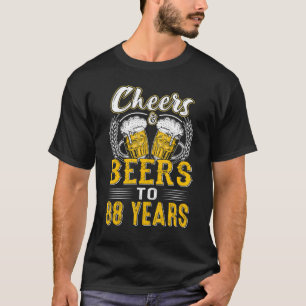 Biere bis 88 Jahre Geburtstag T-Shirt