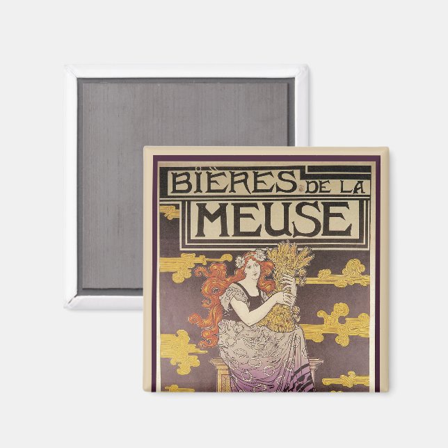 Biere de la Meuse von Marc Auguste Bastard Magnet (Vorderseite/Rückseite)
