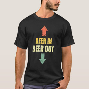 Biere rein und raus für Gerste Männer Campfire und T-Shirt