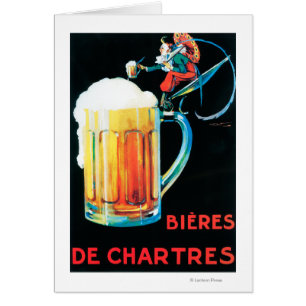 Biere von Chartres Werbeplakat