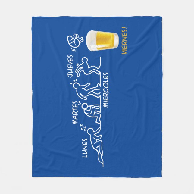 Bierentwicklung Fleecedecke (Vorderseite)