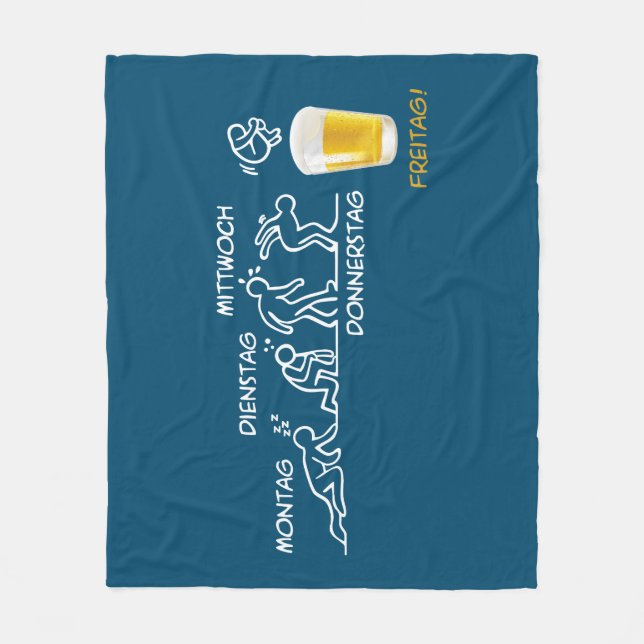 Bierentwicklung Fleecedecke (Vorderseite)