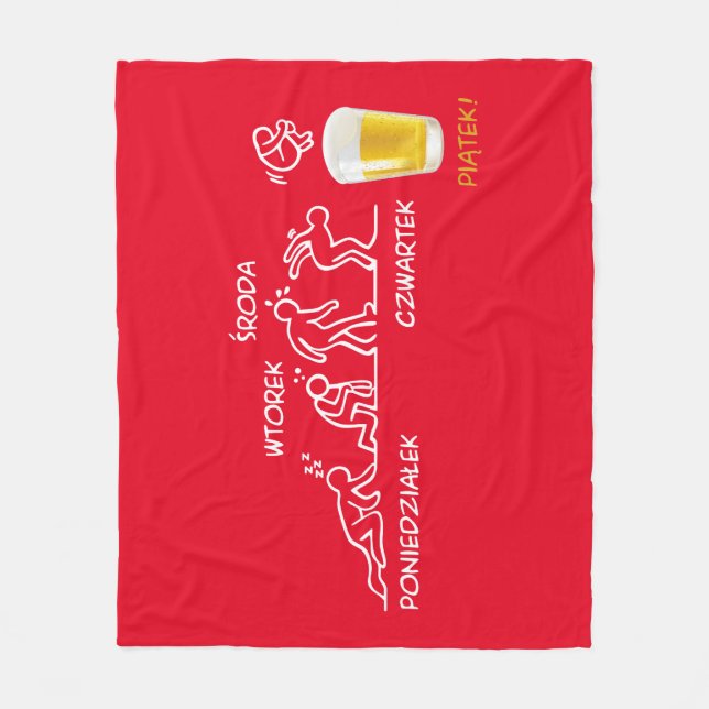 Bierentwicklung Fleecedecke (Vorderseite)