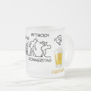 Bierentwicklung Mattglastasse