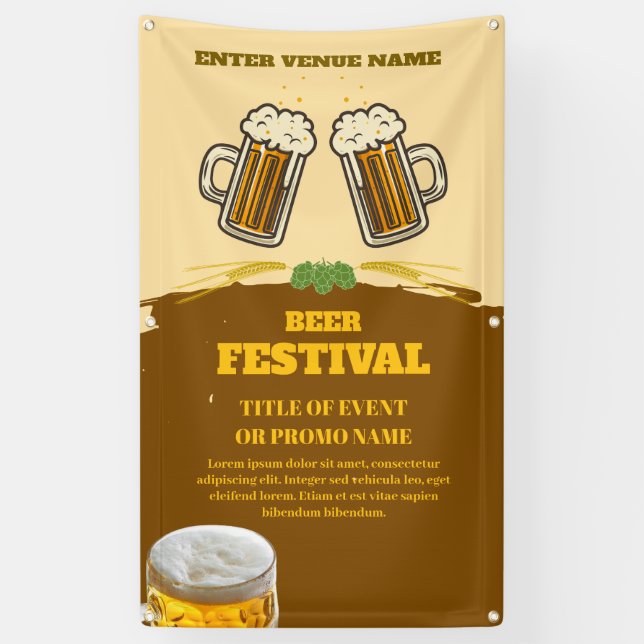 Bierereignis-Banner Banner (Vertikal)