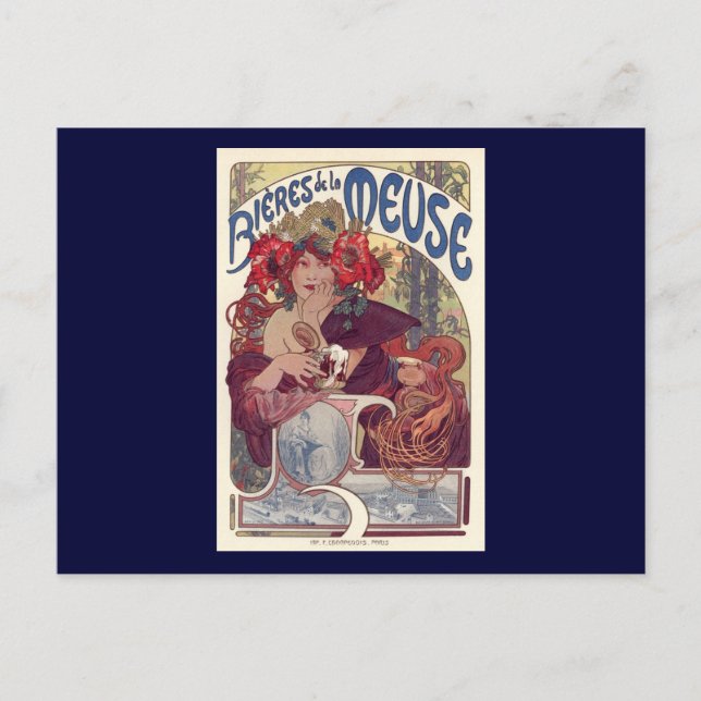 Bieres de la Meuse Postkarte (Vorderseite)