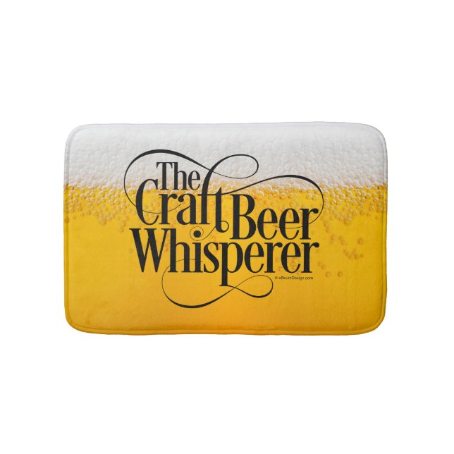 Bierfass Bath Mat Badematte (Vorderseite)