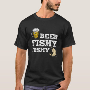 Bierfischerei Lustige Sprüche Geschenk für Bier Dr T-Shirt