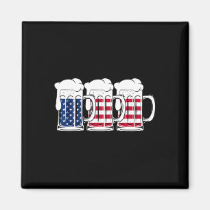 Bierflagge Merica trinken amerikanische Männer Fra Magnet