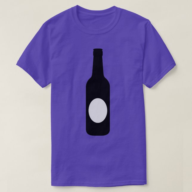 Bierflasche 1 T-Shirt (Design vorne)
