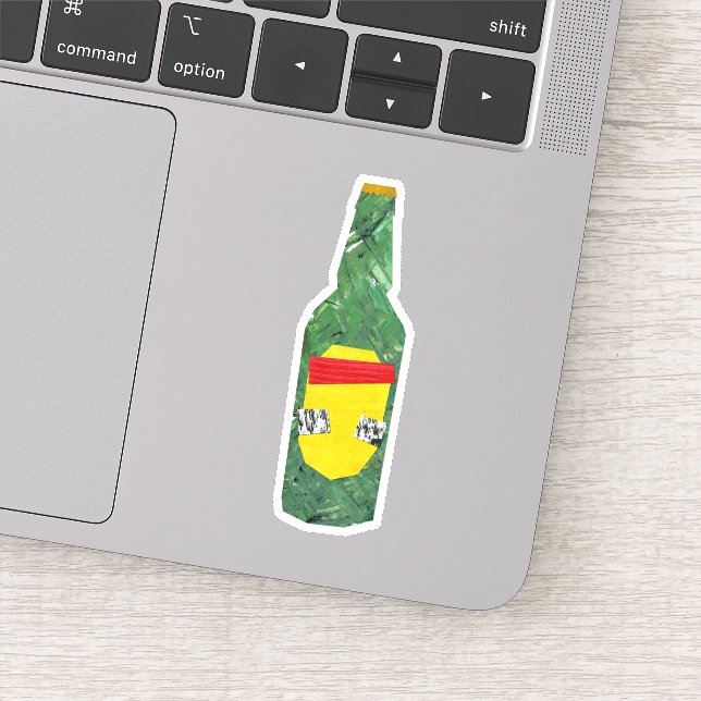 Bierflasche Aufkleber (Detail)
