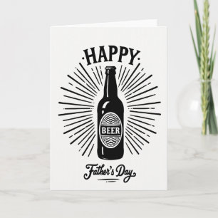 Bierflasche Vatertagskarte Karte