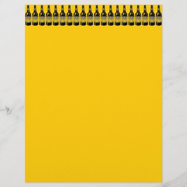 Bierflaschen Letter Head (Vorderseite)