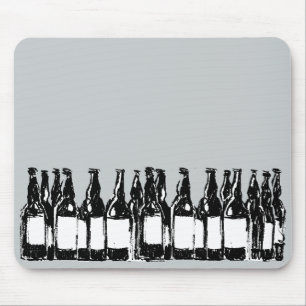 Bierflaschen Mousepad