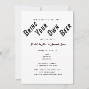 Bierflüge bringen Ihr eigenes Bier-Degustations-Pa Einladung