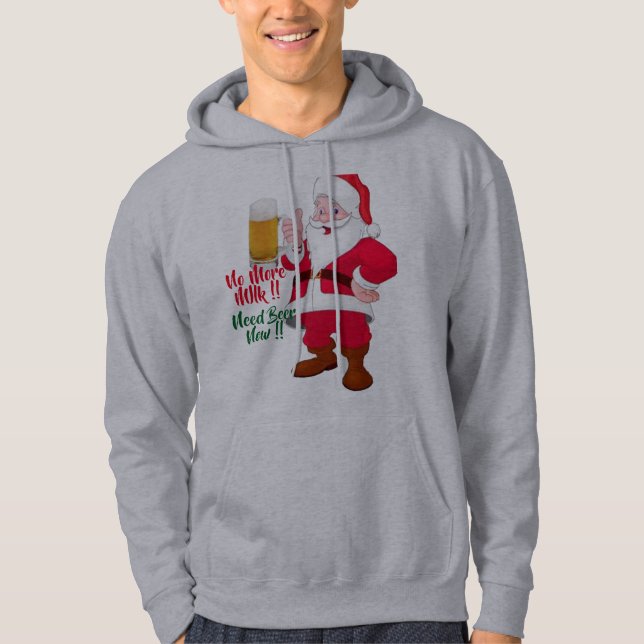 Bierfreunde Weihnachten Weihnachten Hoodie (Vorderseite)